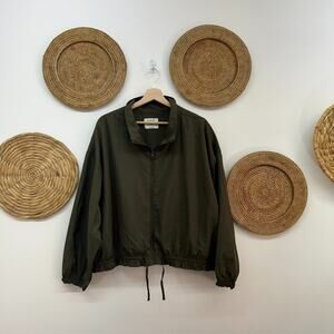 Old Navy Active Olive Green Zip Up Stretchtech Lightweight Jacket Plus Size XXL